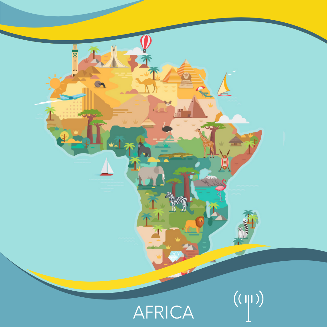 eSIM per viaggiatori in Africa 5GB 30Days – Connessione veloce e affidabile con eSIM Travel