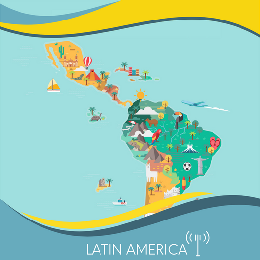 eSIM per viaggiatori in South America 5GB 30Days – Connessione veloce e affidabile con eSIM Travel